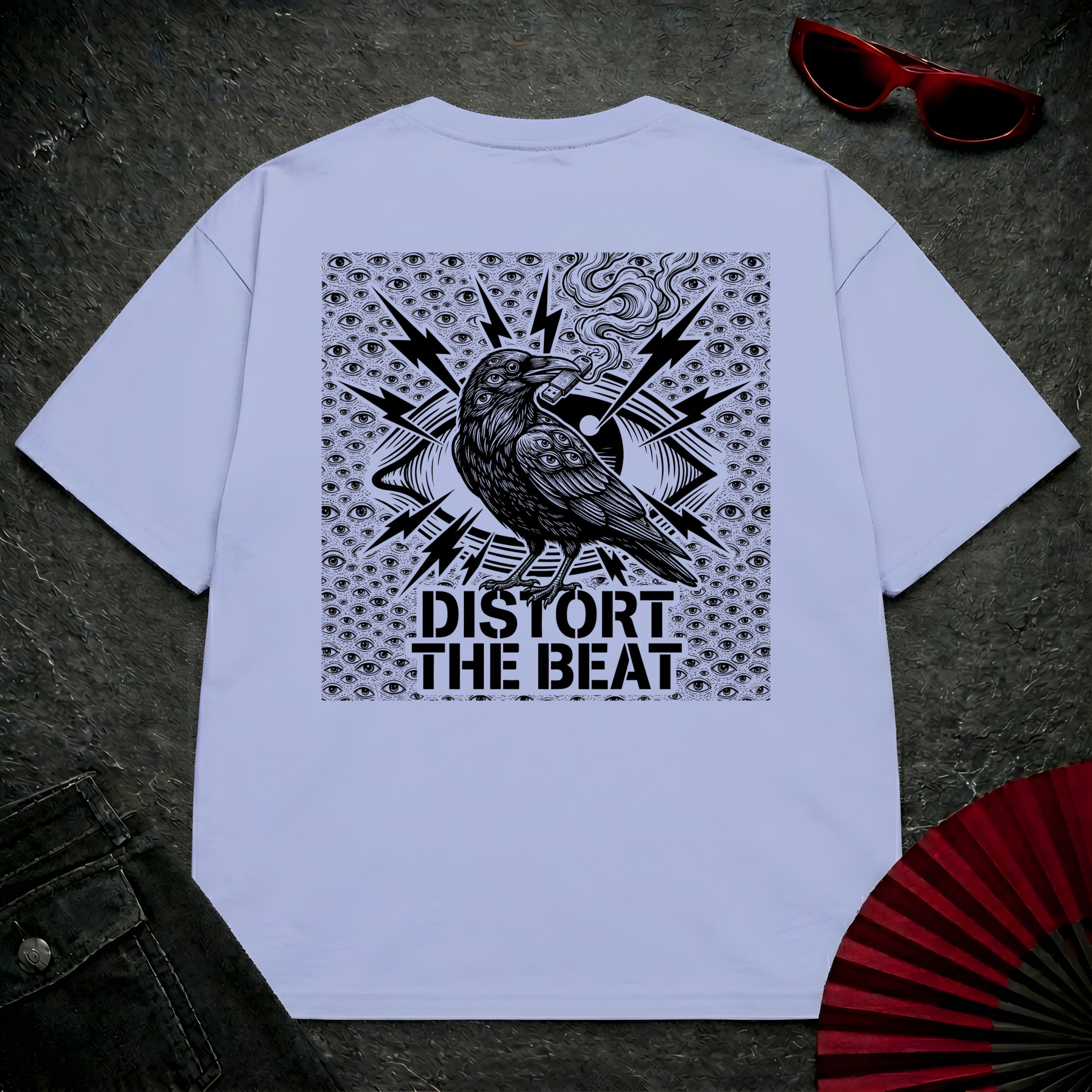 Distort The Beat Oversize Tee