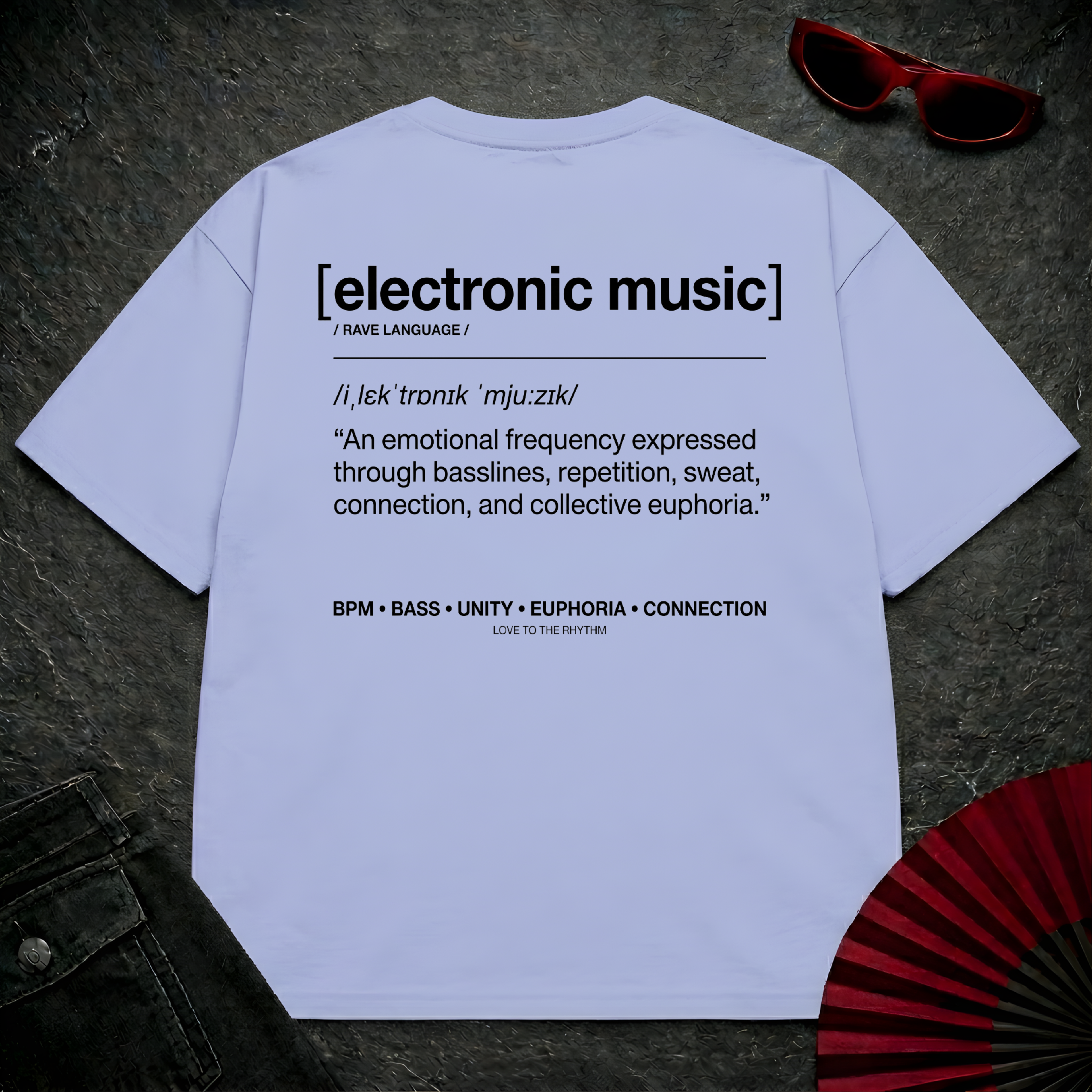 Electronic Music Def. Oversize Tee