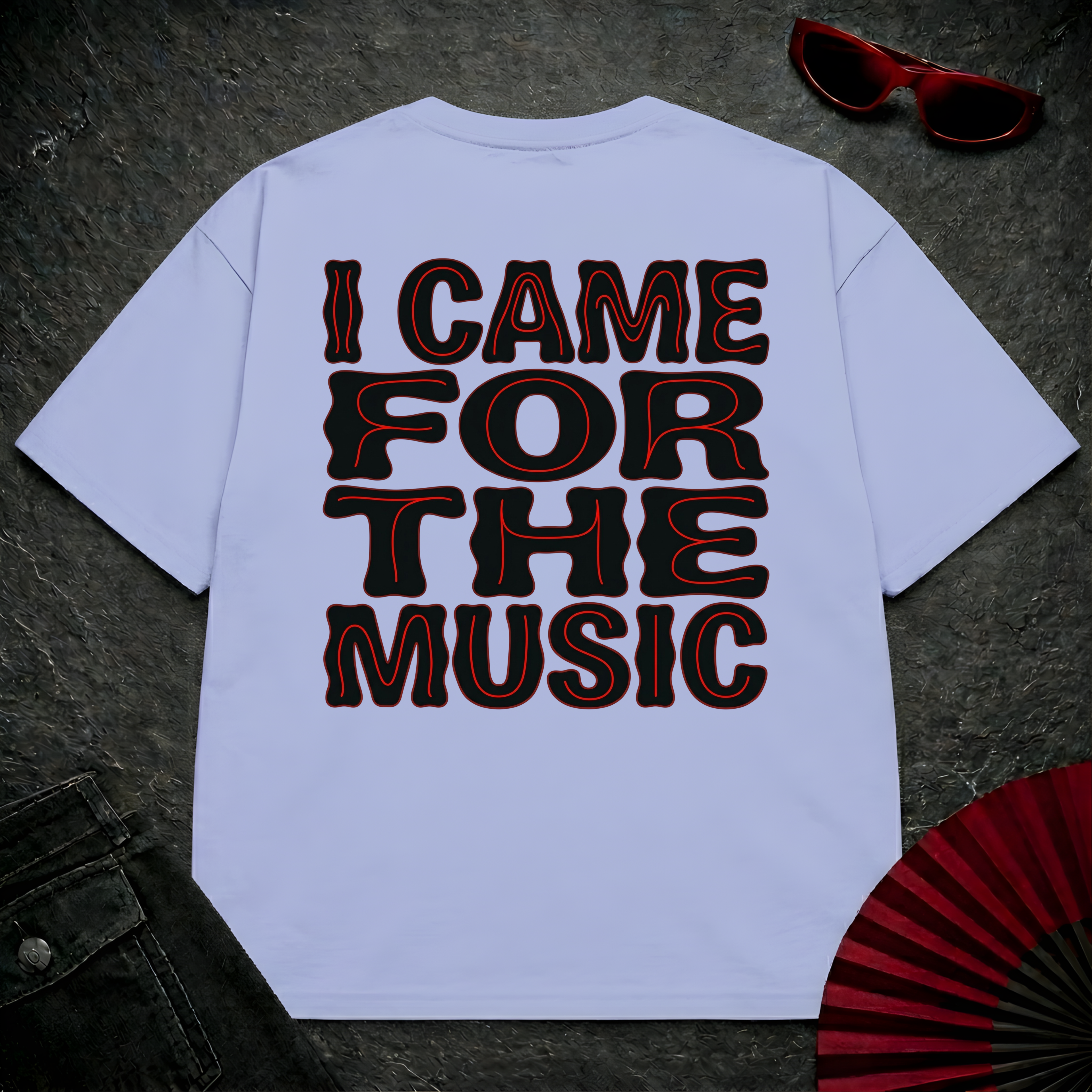 Came For The Music 3 Oversize Tee
