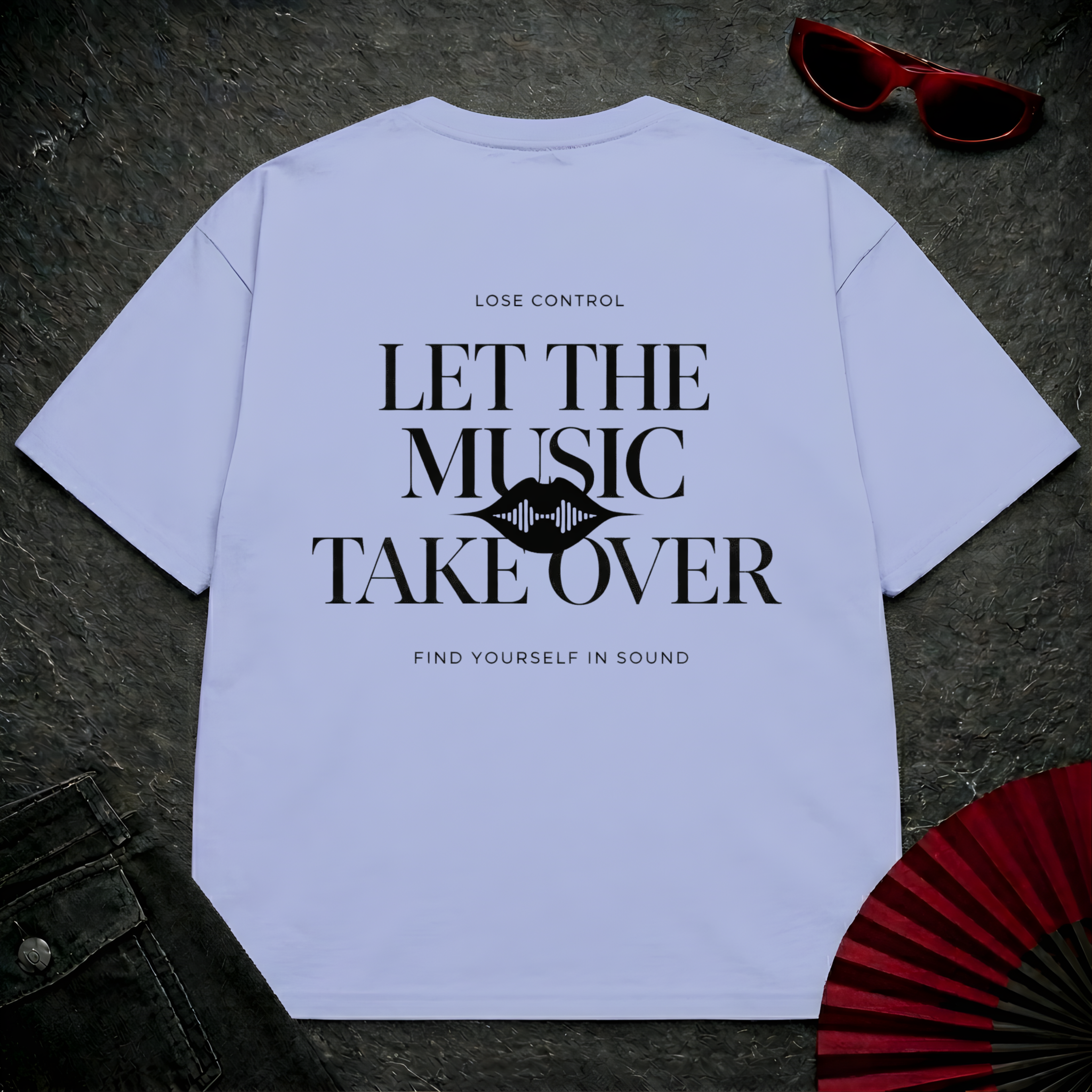 Let The Music Take Over Oversize Tee