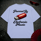Powered By Electronic Music Oversize Tee