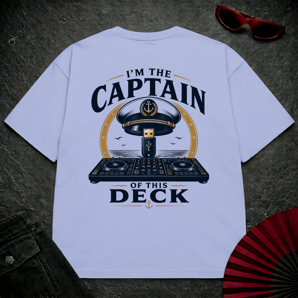 Captain of This Deck Oversize Tee