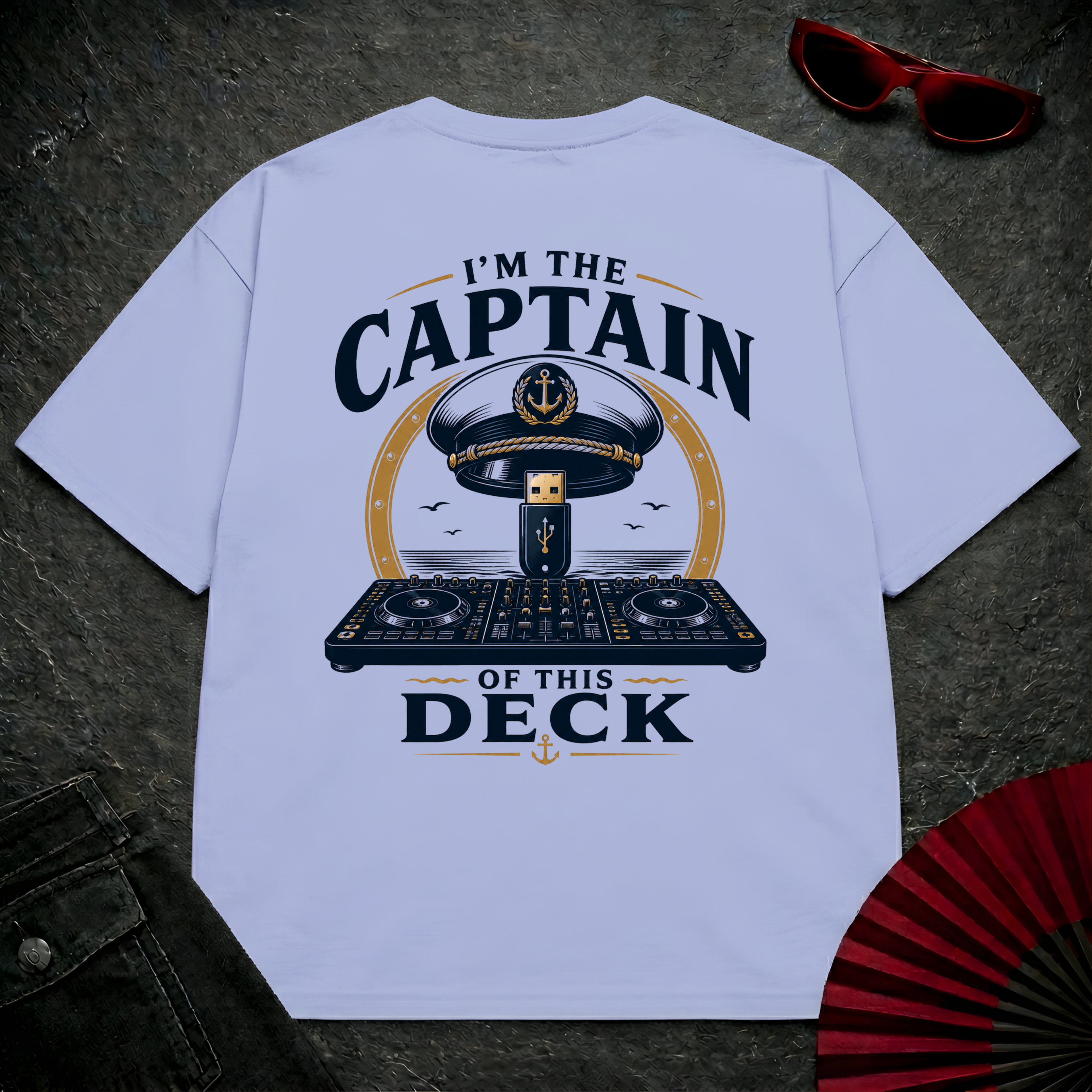 Captain of This Deck Oversize Tee