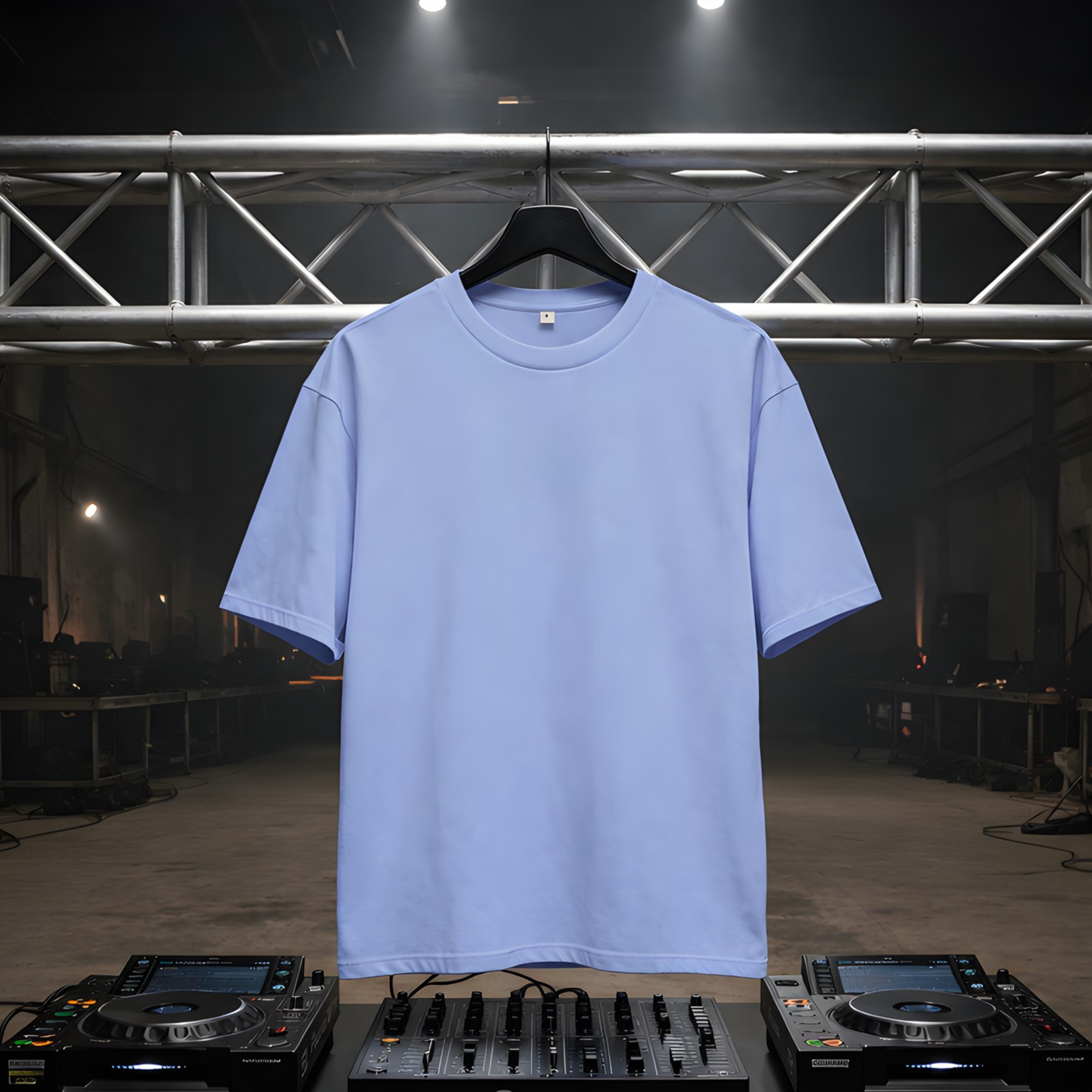 Fan Black Oversize Tee