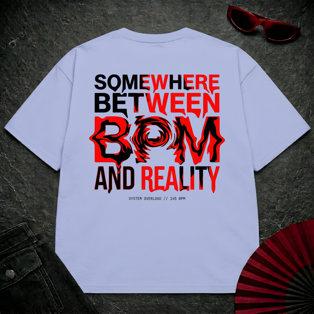 Somewhere Between BPM Oversize Tee