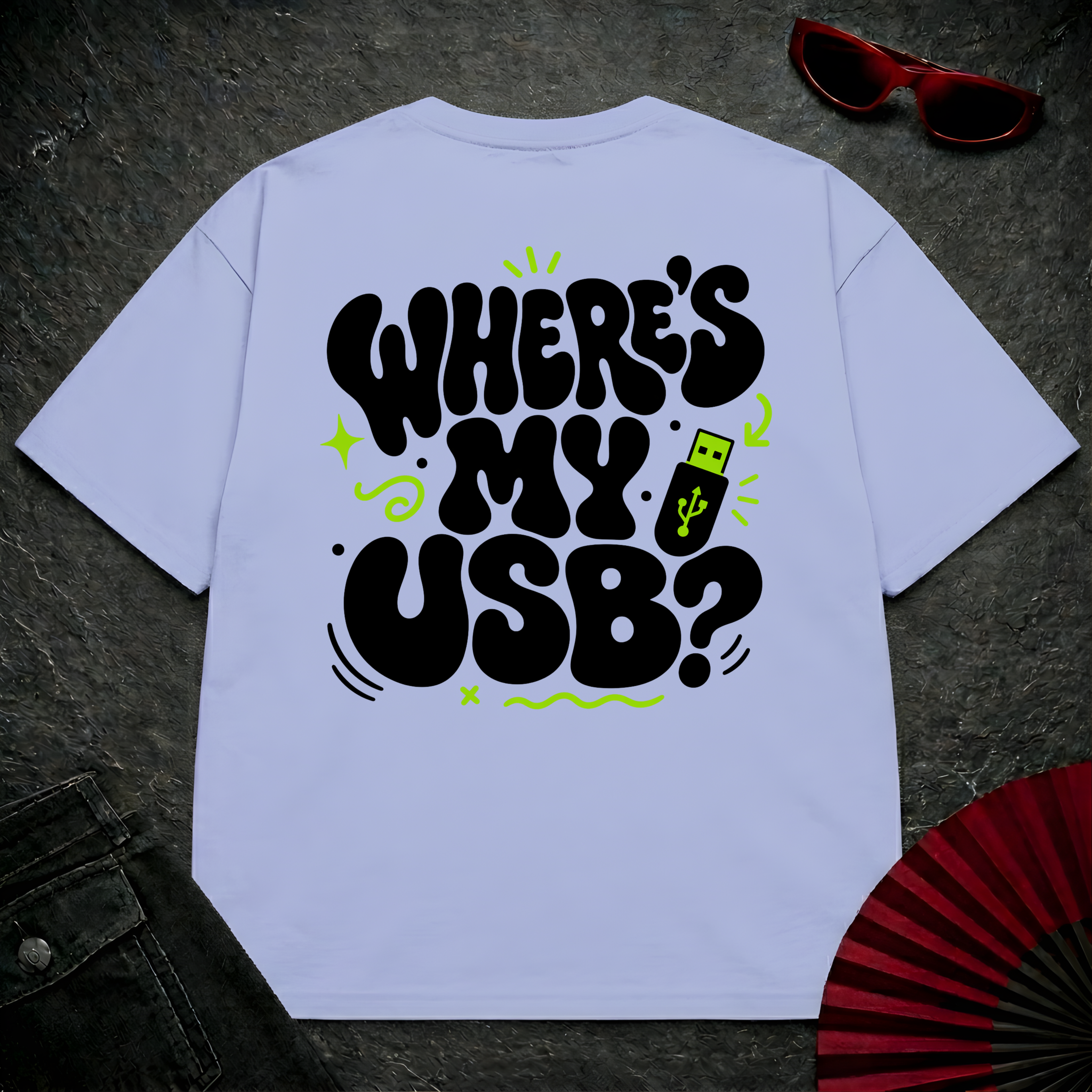 Where is my USB Oversize Tee