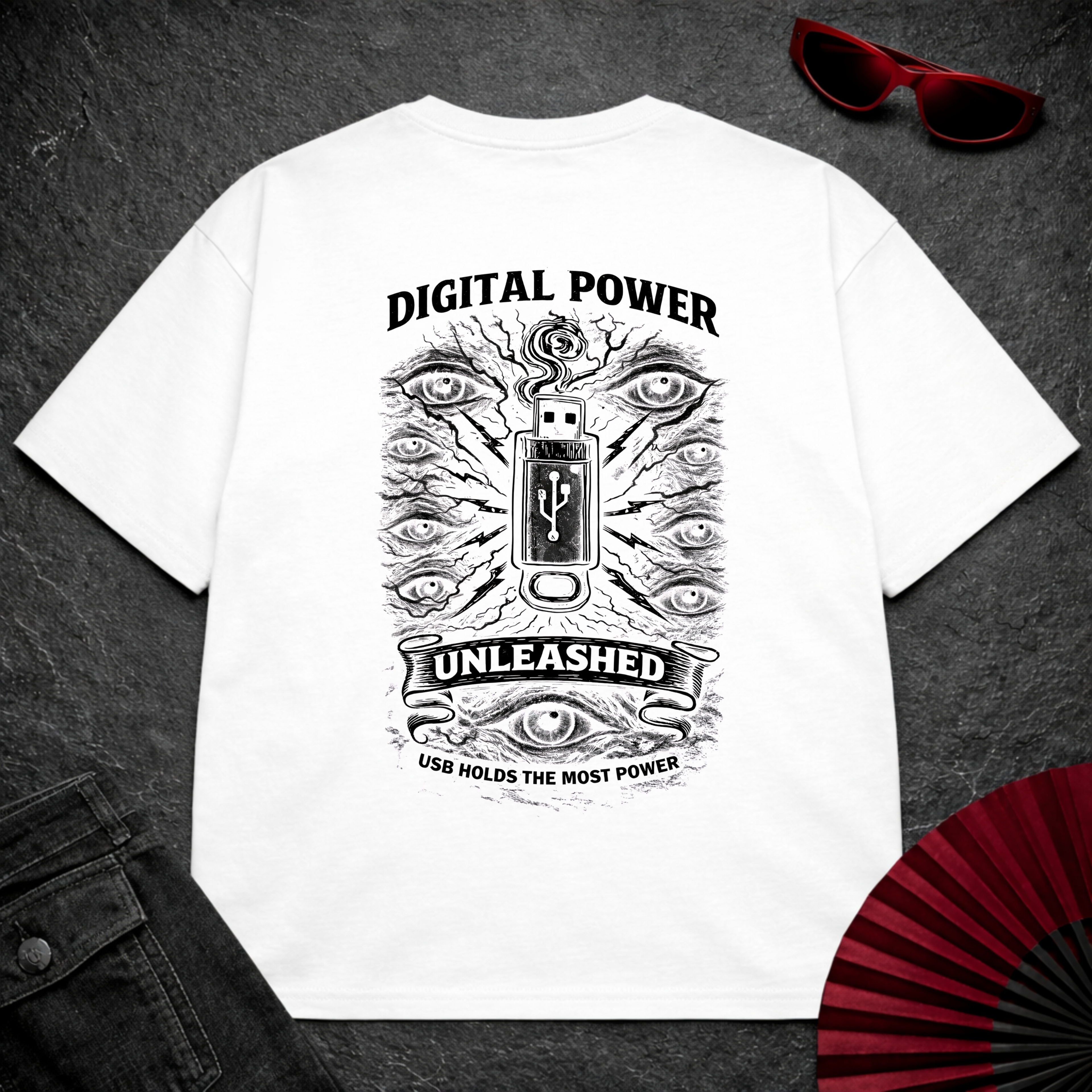 Digital Power Oversize Tee