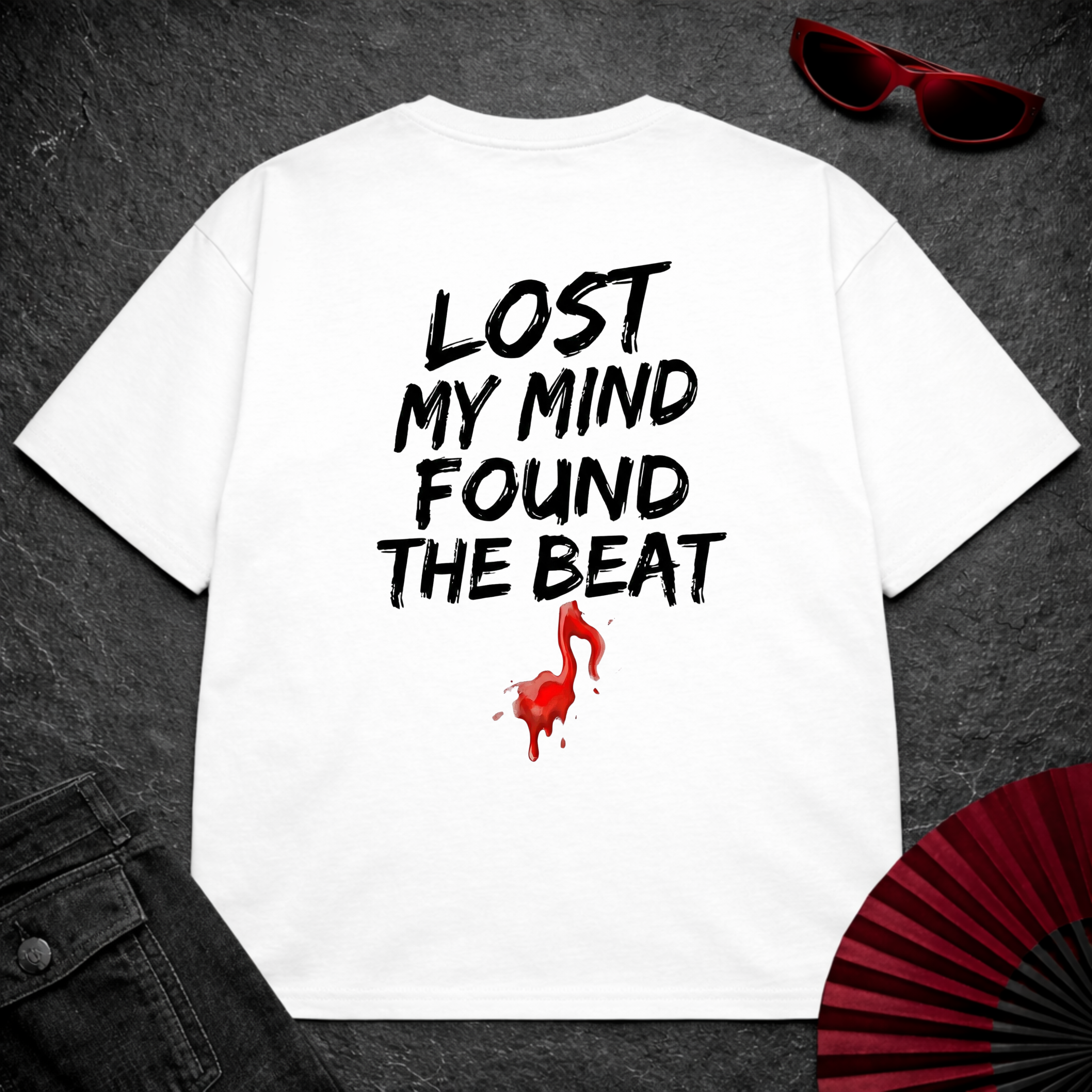 Lost My Mind Found The Beat Oversize Tee