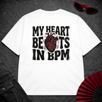 My Heart Beats In BPM Oversize Tee