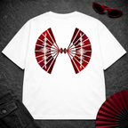 Fan Wing Red Oversize Tee