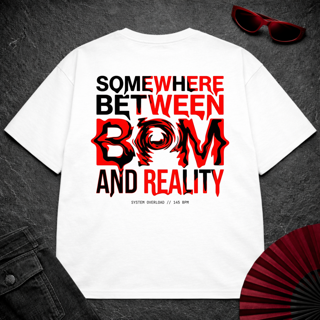 Somewhere Between BPM Oversize Tee
