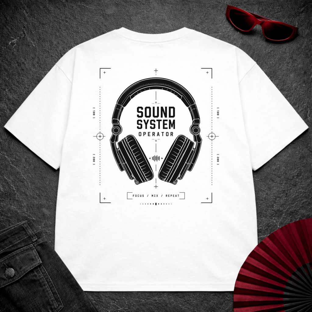 Sound System Operator Oversize Tee