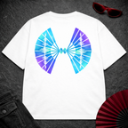 Fan Wing Blue Oversize Tee