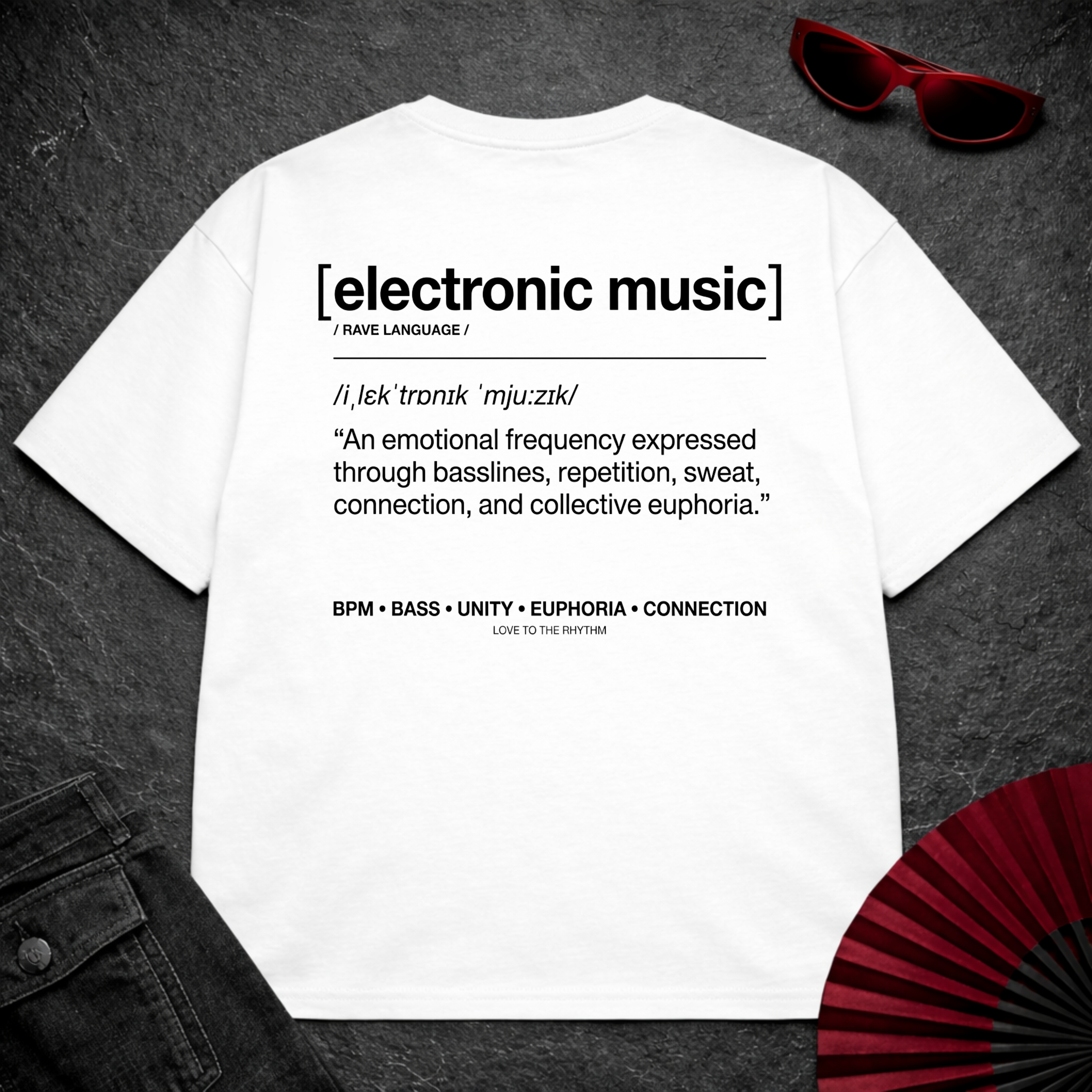 Electronic Music Def. Oversize Tee