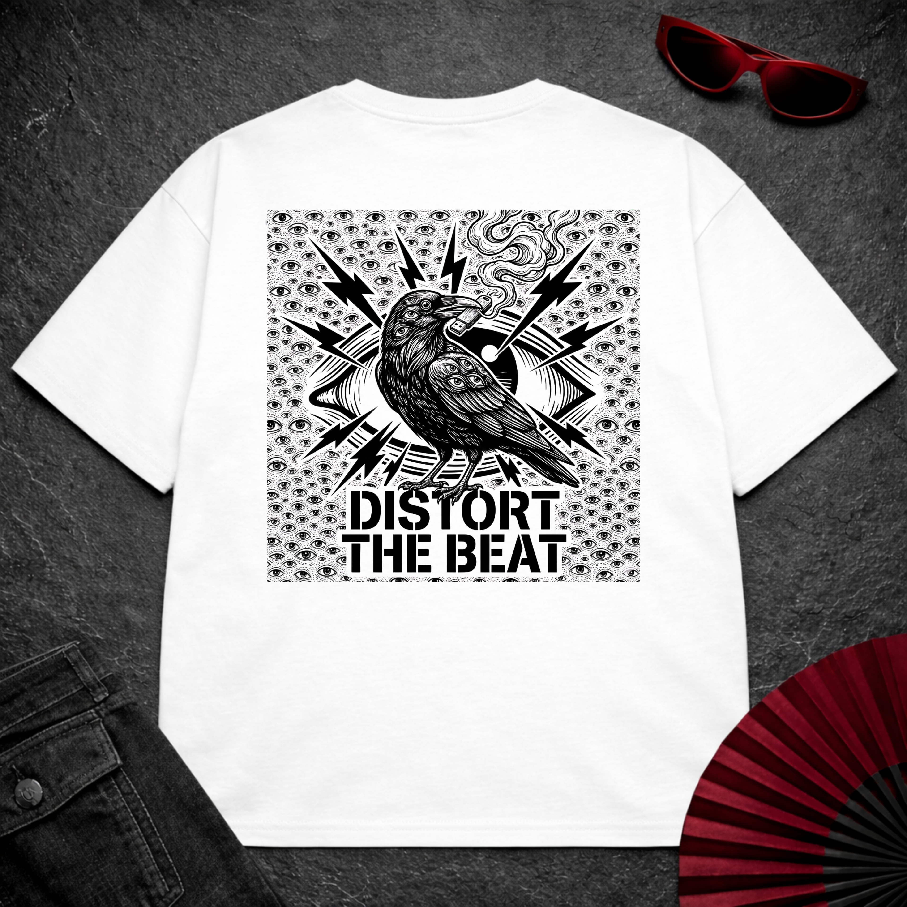 Distort The Beat Oversize Tee