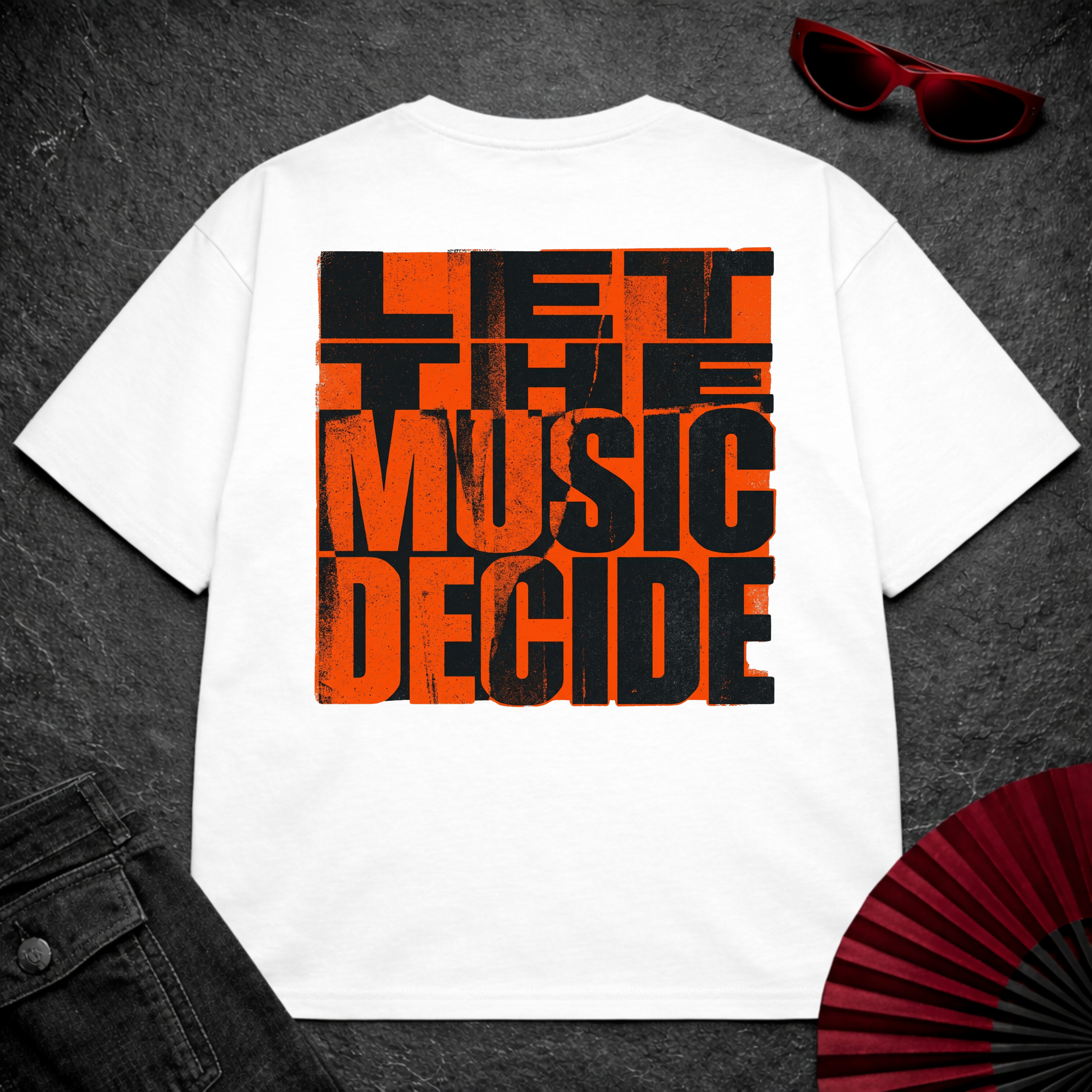 Let The Music Decide 2 Oversize Tee
