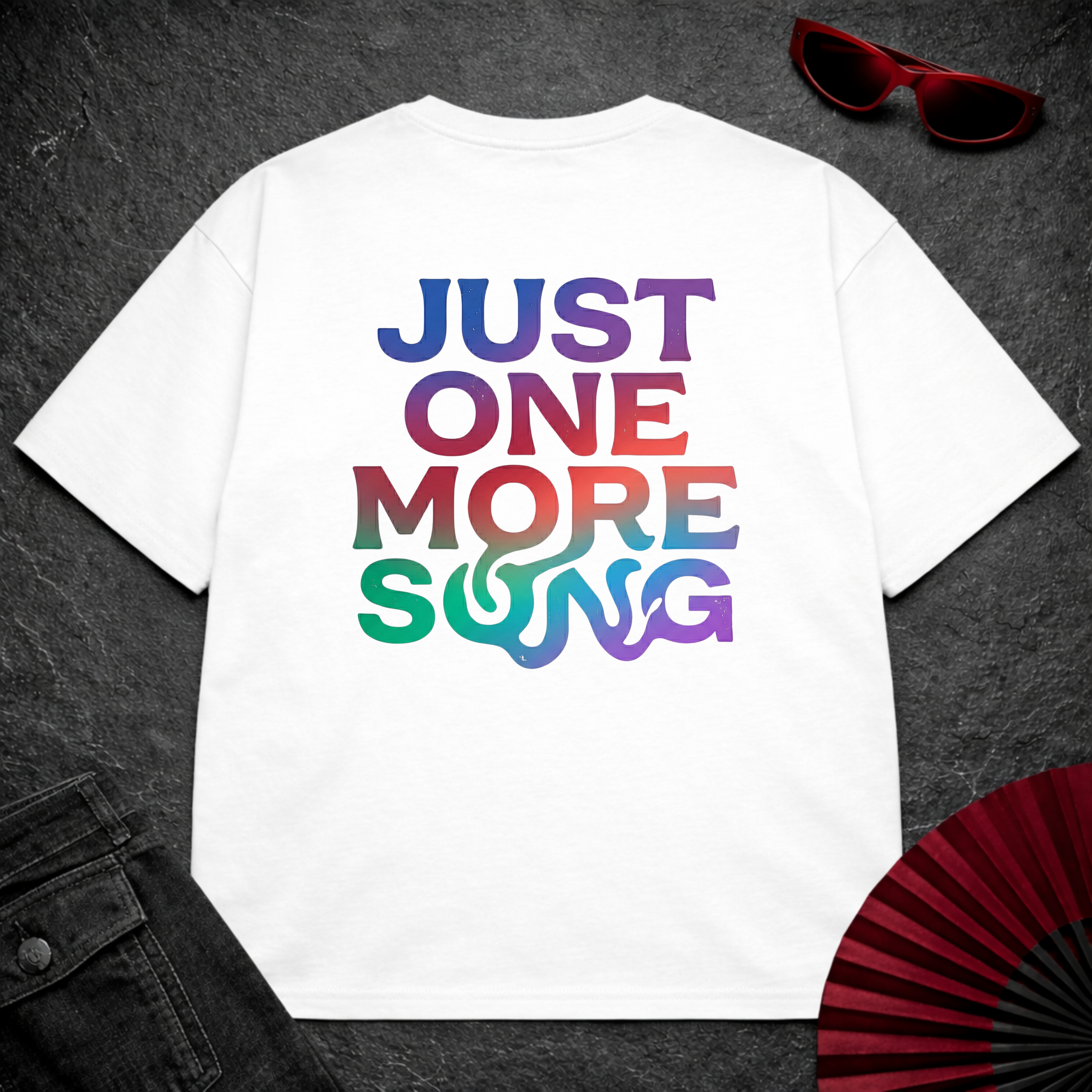 Just One More Song Oversize Tee