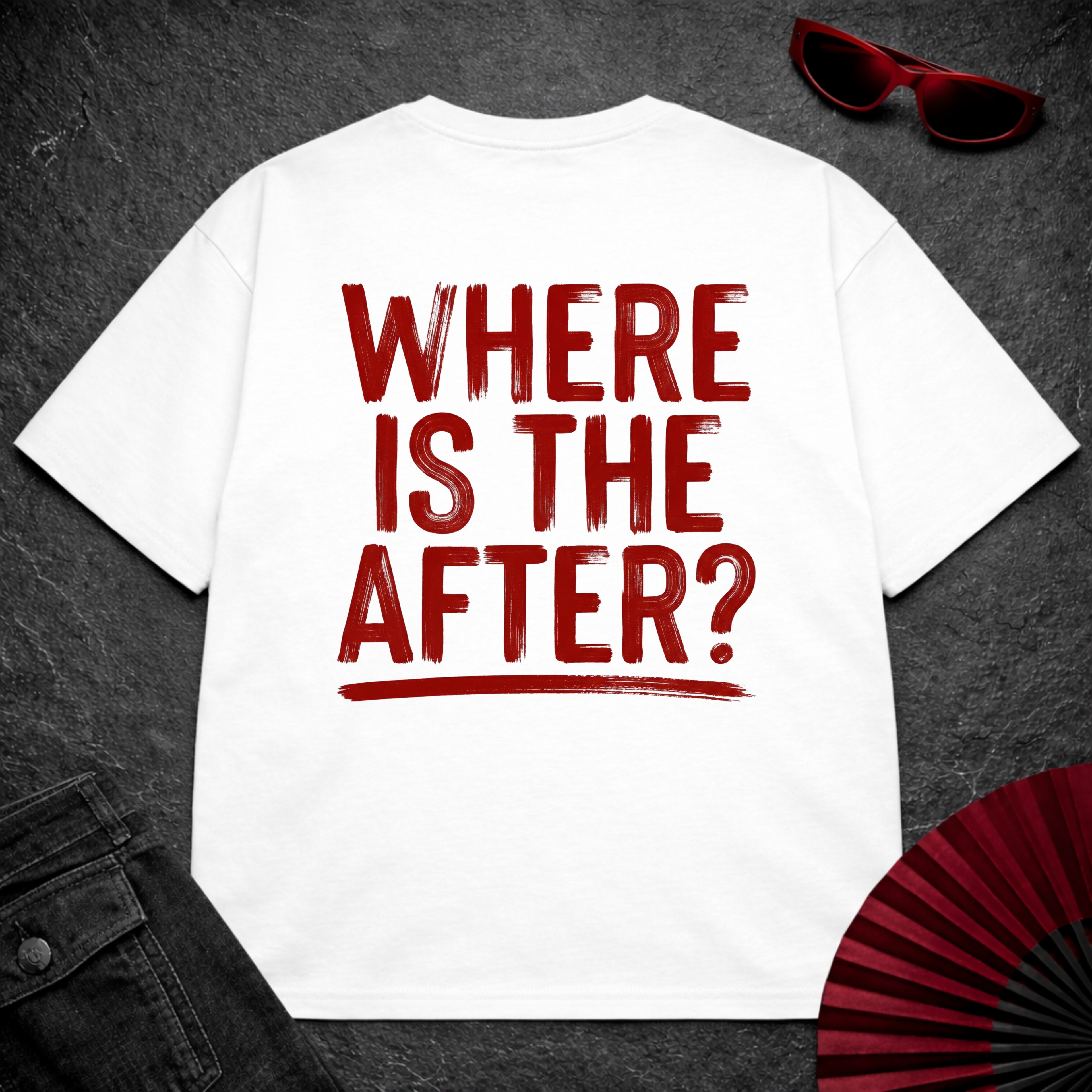 Where Is The After Oversize Tee