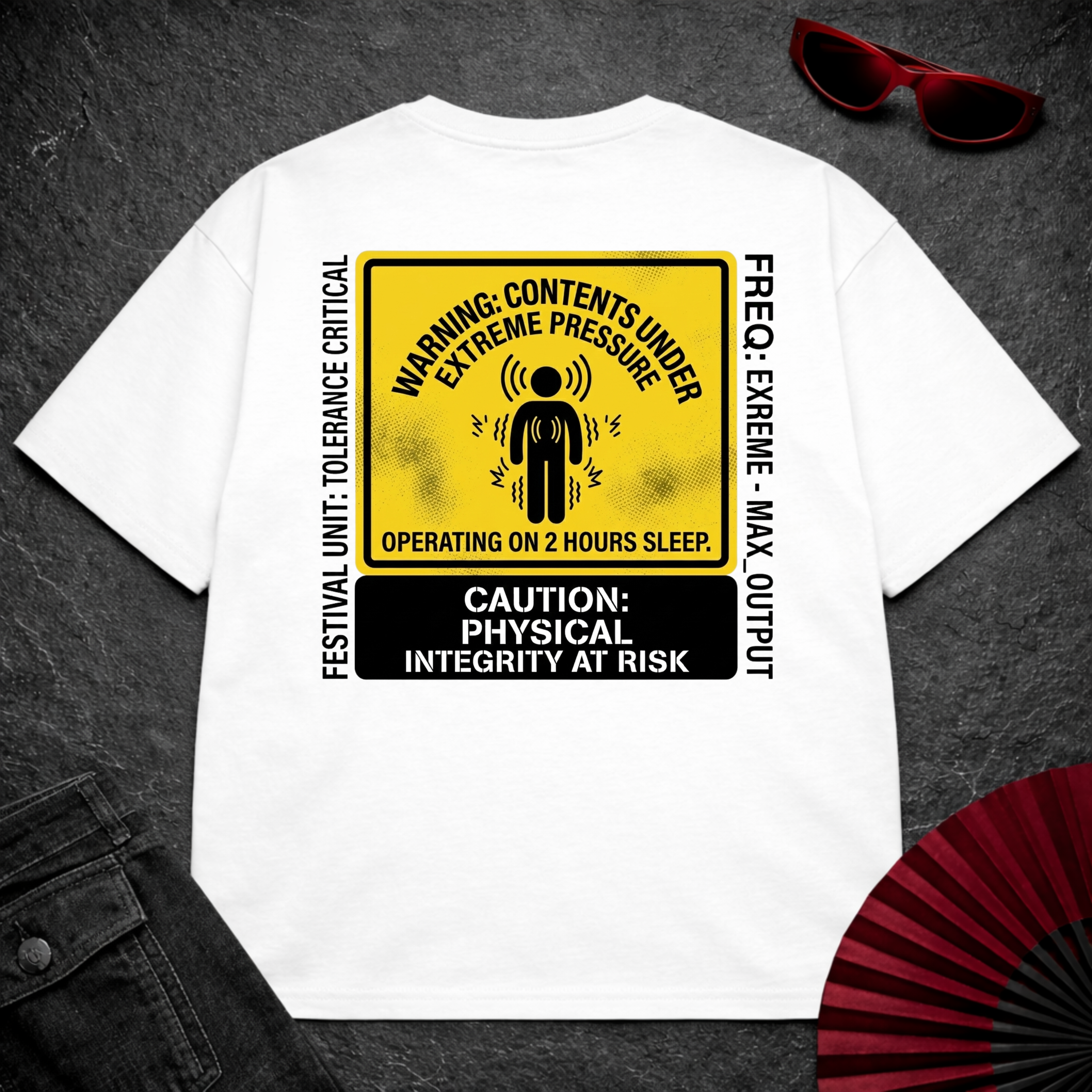 CAUTION Oversize Tee