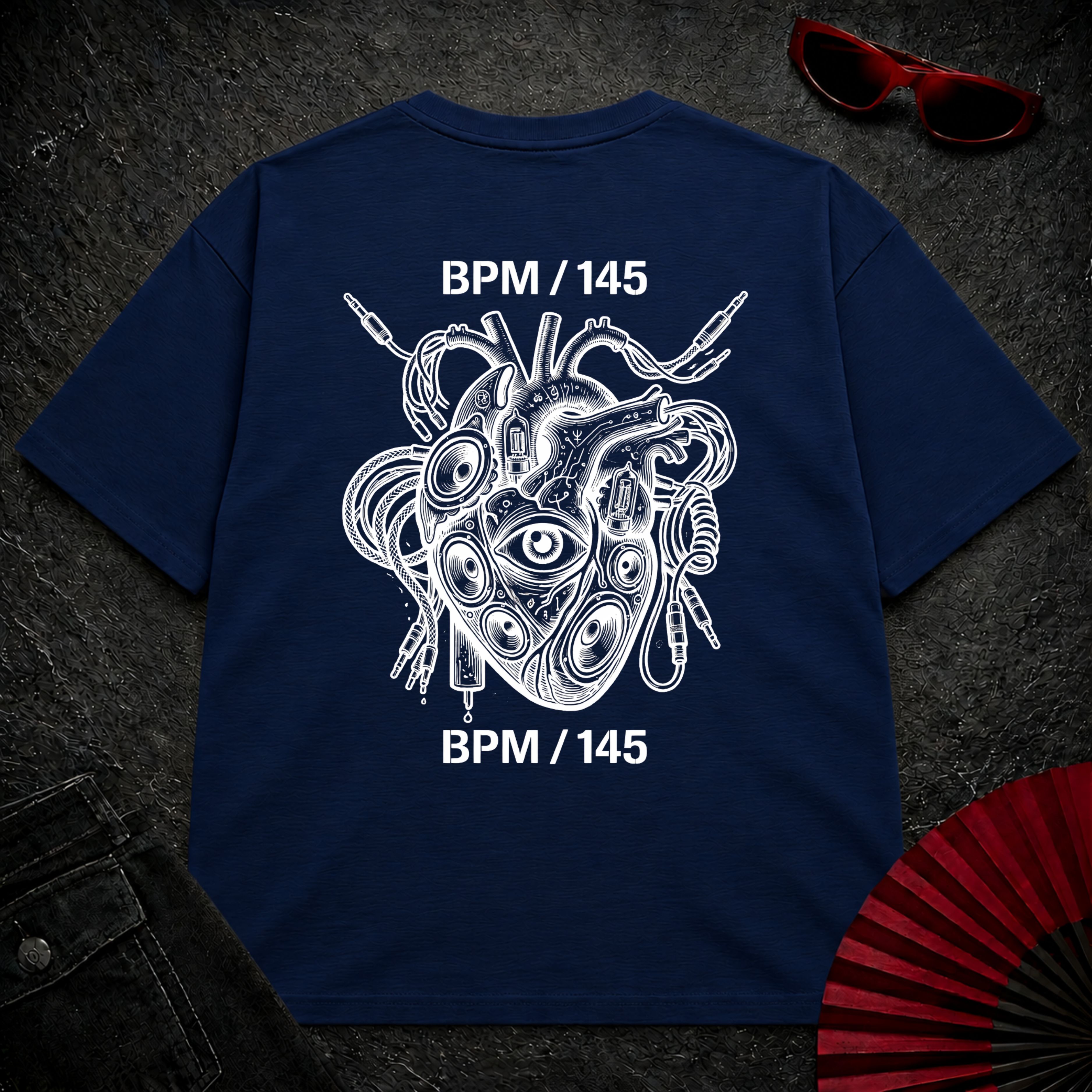 HeartBPM Oversize Tee