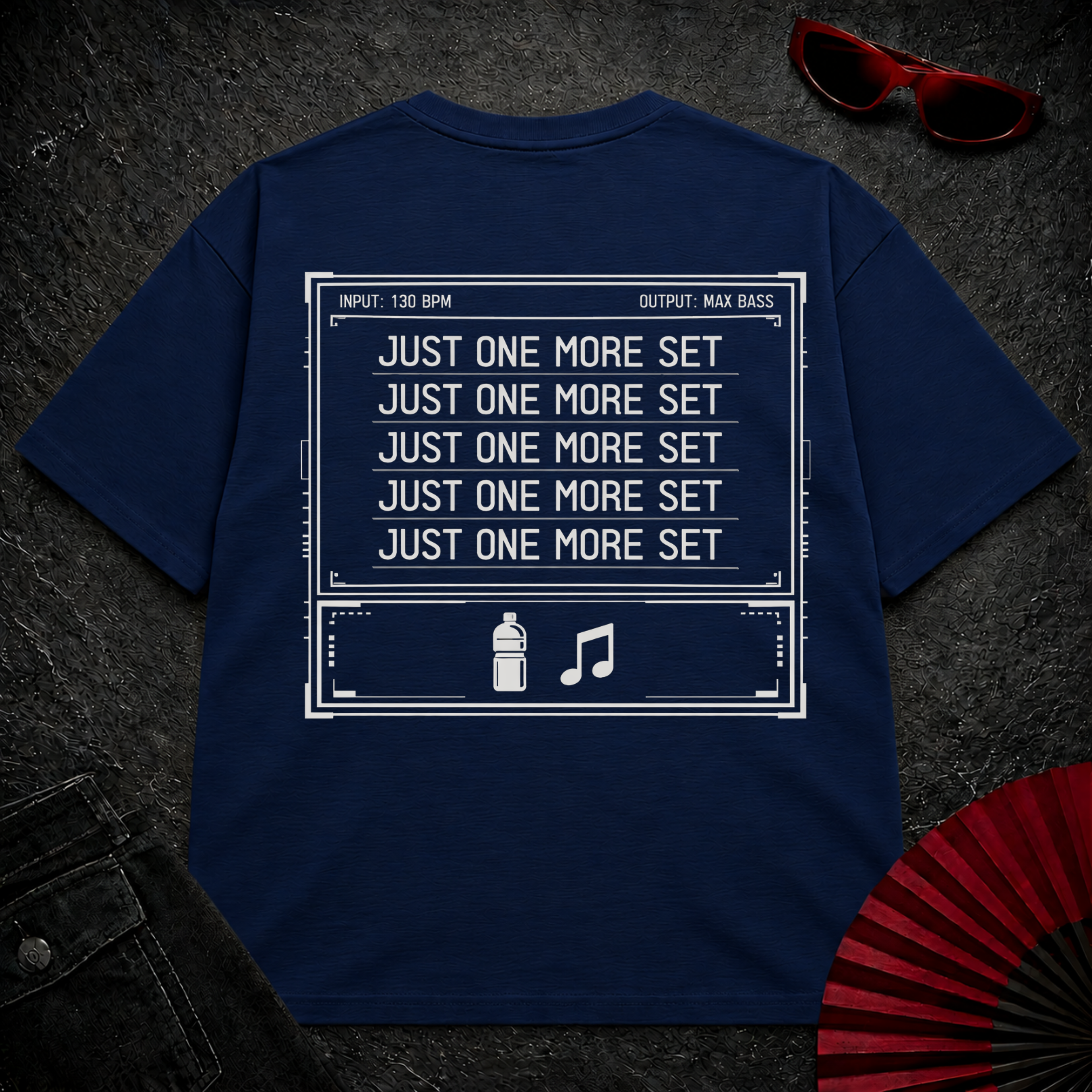 Just One More Set Oversize Tee
