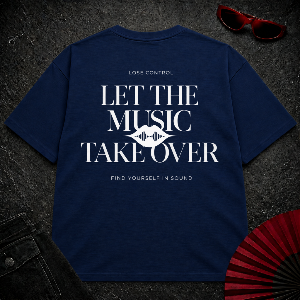 Let The Music Take Over Oversize Tee