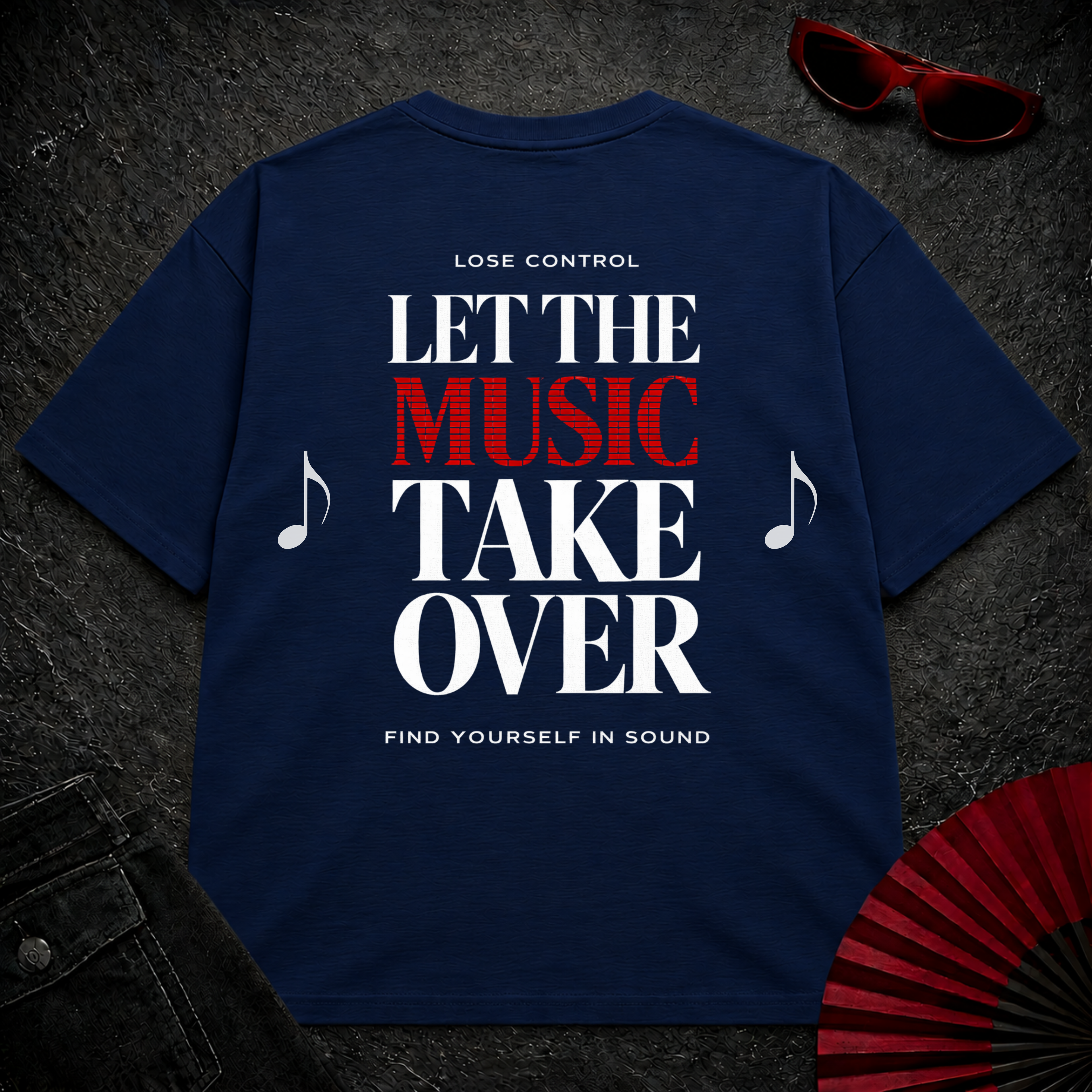 Let The Music Take Over 2 Oversize Tee