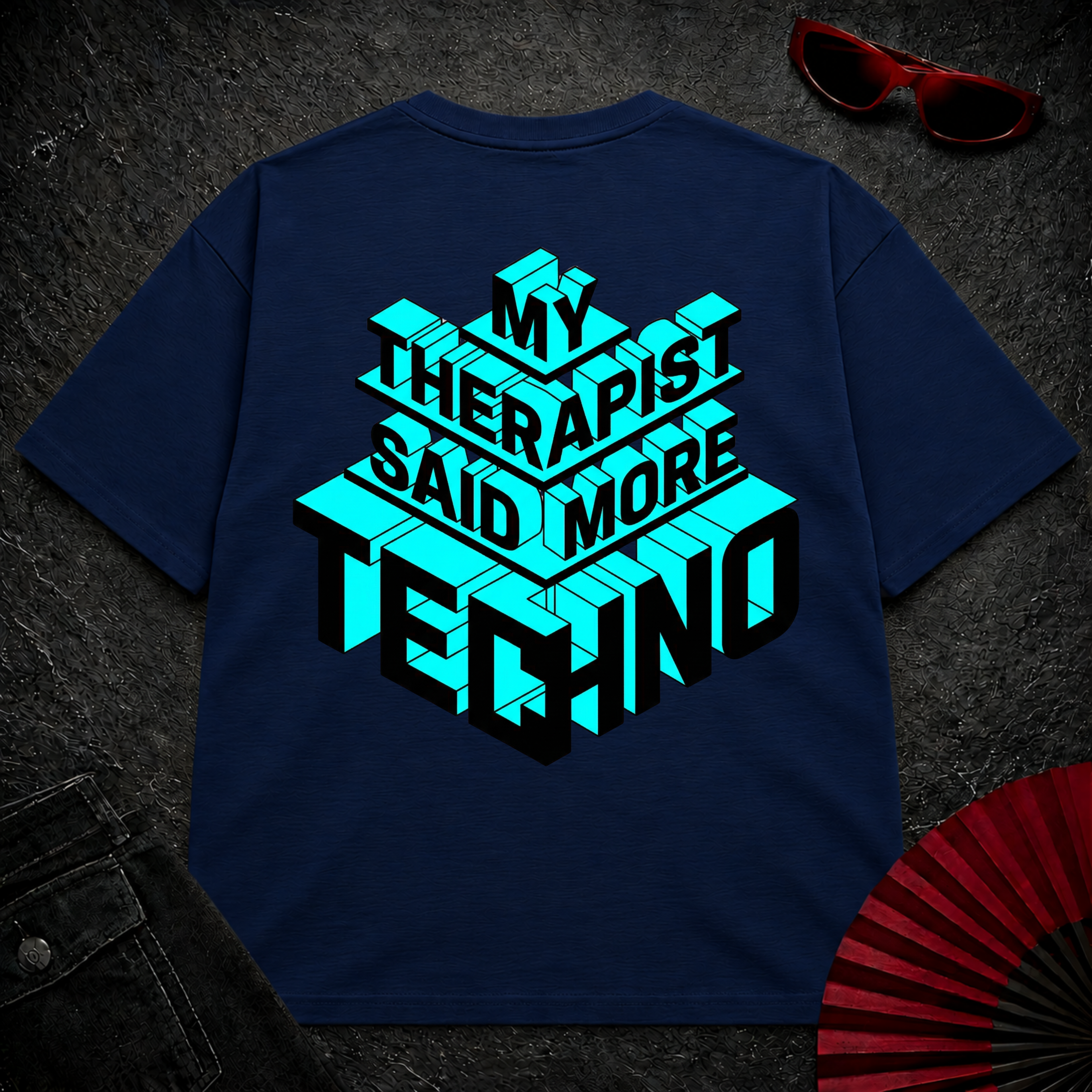 My Therapist Said Oversize Tee