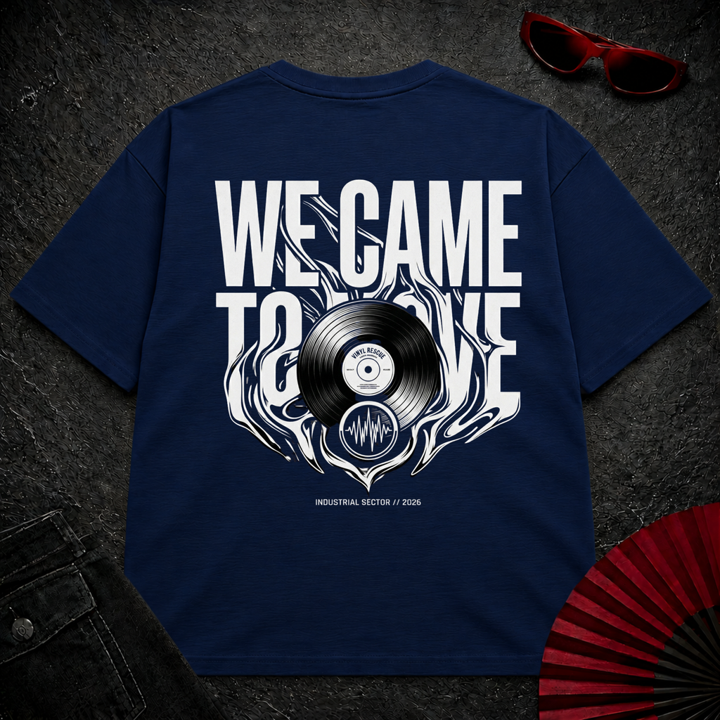We Came To Move Oversize Tee