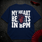 My Heart Beats In BPM Oversize Tee